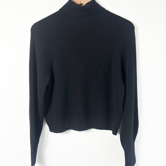 LOS ANGELES ATELIER & OTHER STORIES BLACK LONG SLEEVE WOMEN PULLOVER SWEATER XS - Picture 2 of 4